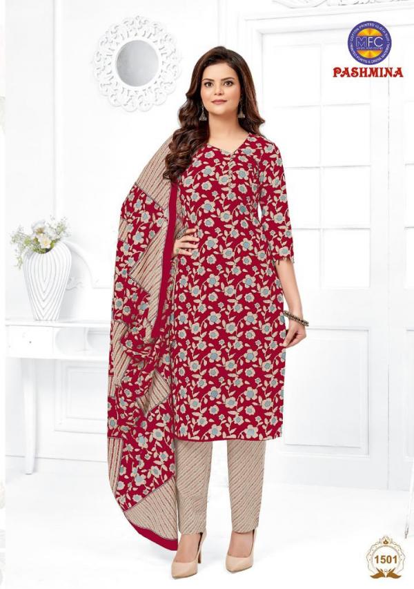 Mfc Pashmina Vol-15 Cotton Designer Exclusive Dress Material